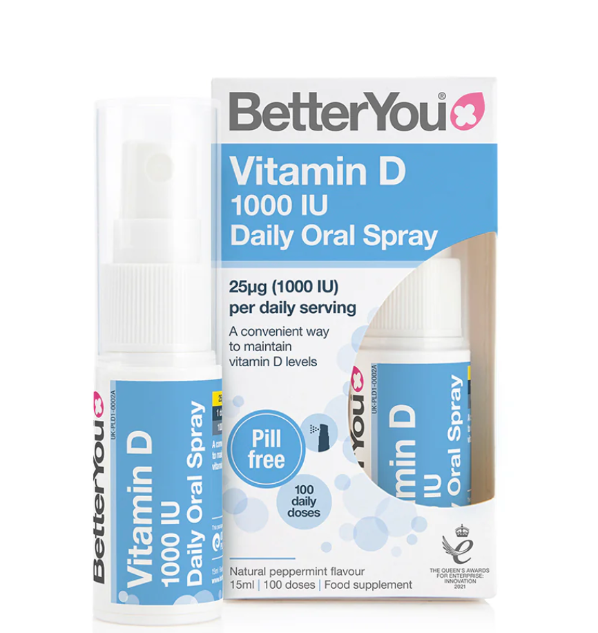 BetterYou Vitamin D 1000 IU Daily Oral Spray