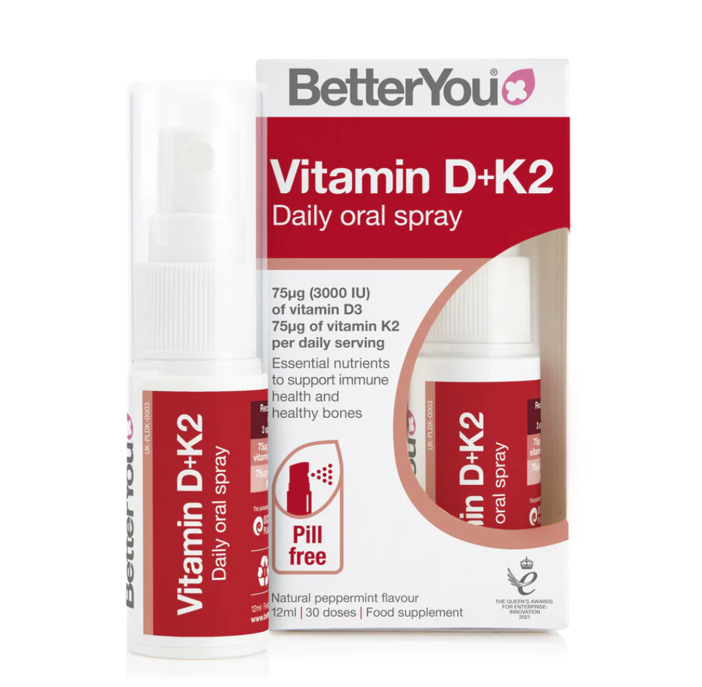 BetterYou Vitamin D3 + K2 Oral Spray
