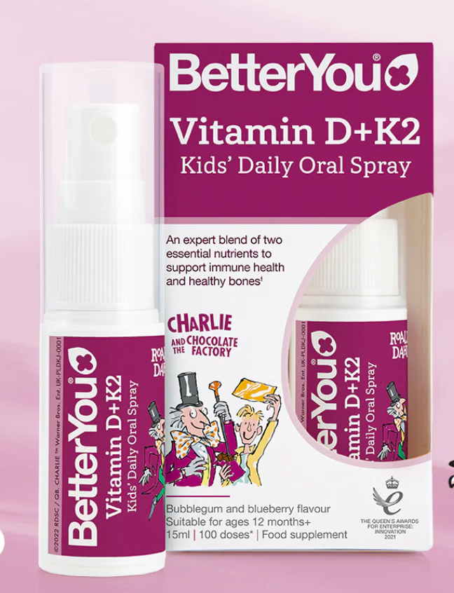 BetterYou Vitamin D + K2 Kids' Oral Spray